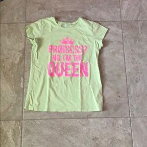 Lime green short sleeve shirt